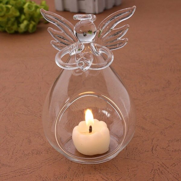 Bougeoir Ange en Verre