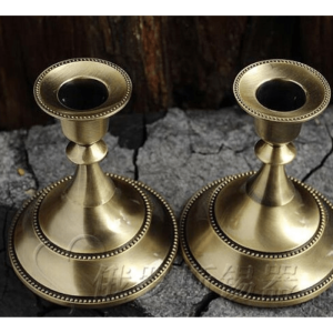 Bougeoir Bronze Empire ( 2pcs )