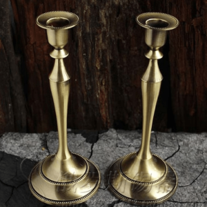 Bougeoir Bronze Empire ( 2pcs )