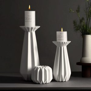 Bougeoir Design Porcelaine