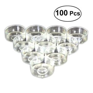 Bougeoir Plastique Transparent ( 100pcs )