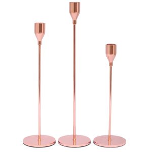 Bougeoir Rose Pâle ( 3pcs )