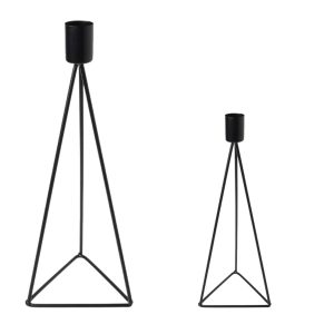 Bougie sur Support Triangulaire ( 2pcs )