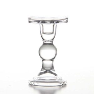 Support Bougie Verre Conique ( 1pcs )